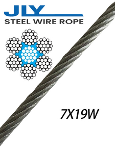 Cable de Acero Galvanizado 7X19W