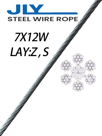 Cable de Acero Galvanizado 7X12W