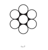 Cable de acero galvanizado - 1X7
