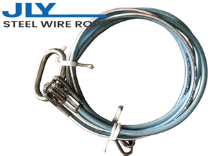 Eslinga de cable de acero galvanizado con tubo de PVC