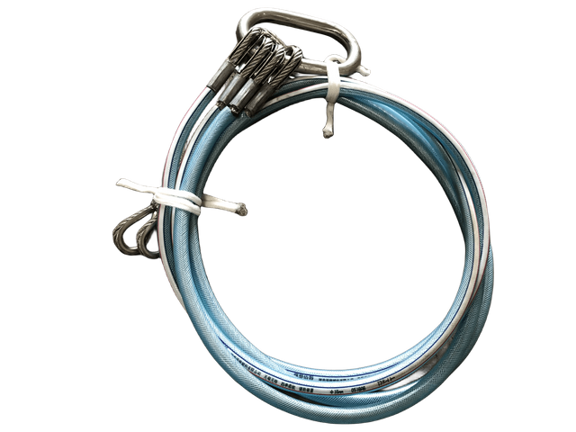 Eslinga de cable de acero galvanizado con tubo de PVC